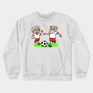 Senior soccer sports match Crewneck Sweatshirt